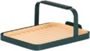 Pot Lid Holder Sitting Countertop Storage Mat No Punch Spatula Holder Kitchen Spatula Storage Rack Cutting Board Spoon Storage Rack (Green Beige)