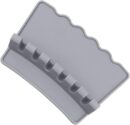1pc Silicone Utensil Holder Spoon Shelf Kitchen Storage Rack Grey Organizing Rack for Kitchen Spatula m