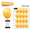 Yellow Balloons 120 pcs 5 inch for Party Decorations