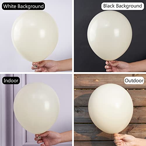 White Sand Balloons 50 pcs 12 inch - Image 3