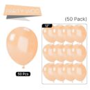 Pearl Gold Balloons, 50 pcs, 12 inch