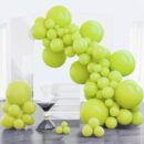 Green Balloons Assorted Sizes 100 Pcs