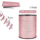 Golden Glitter Curling Ribbon for Crafts