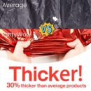Red metallic foil table cover for large tables