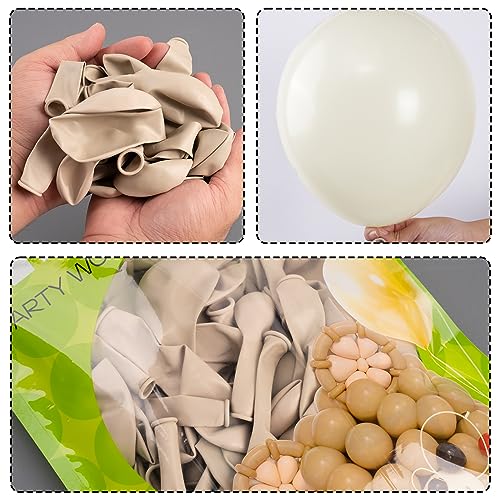 White Sand Balloons 50 pcs 12 inch - Image 4