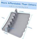 1pc Silicone Utensil Holder Spoon Shelf Kitchen Storage Rack Grey Organizing Rack for Kitchen Spatula m
