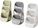 Multifunctional Kitchen Cutlery Storage Box, Spoon, Spatula, Storage Rack, Wall-Mounted Basket with lid White