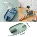 Pot Lid Spatula Holder, Spatula Rack Countertop Kitchen Shelf Spoon Chopsticks Storage Rack for a Variety of Cutlery, Spoon Rack and Stove Cover Rack, Kitchen Utensil Rack for Spoons, Lid, Tongs, etc.