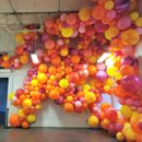Boho Yellow and Orange Balloons 140 Pcs