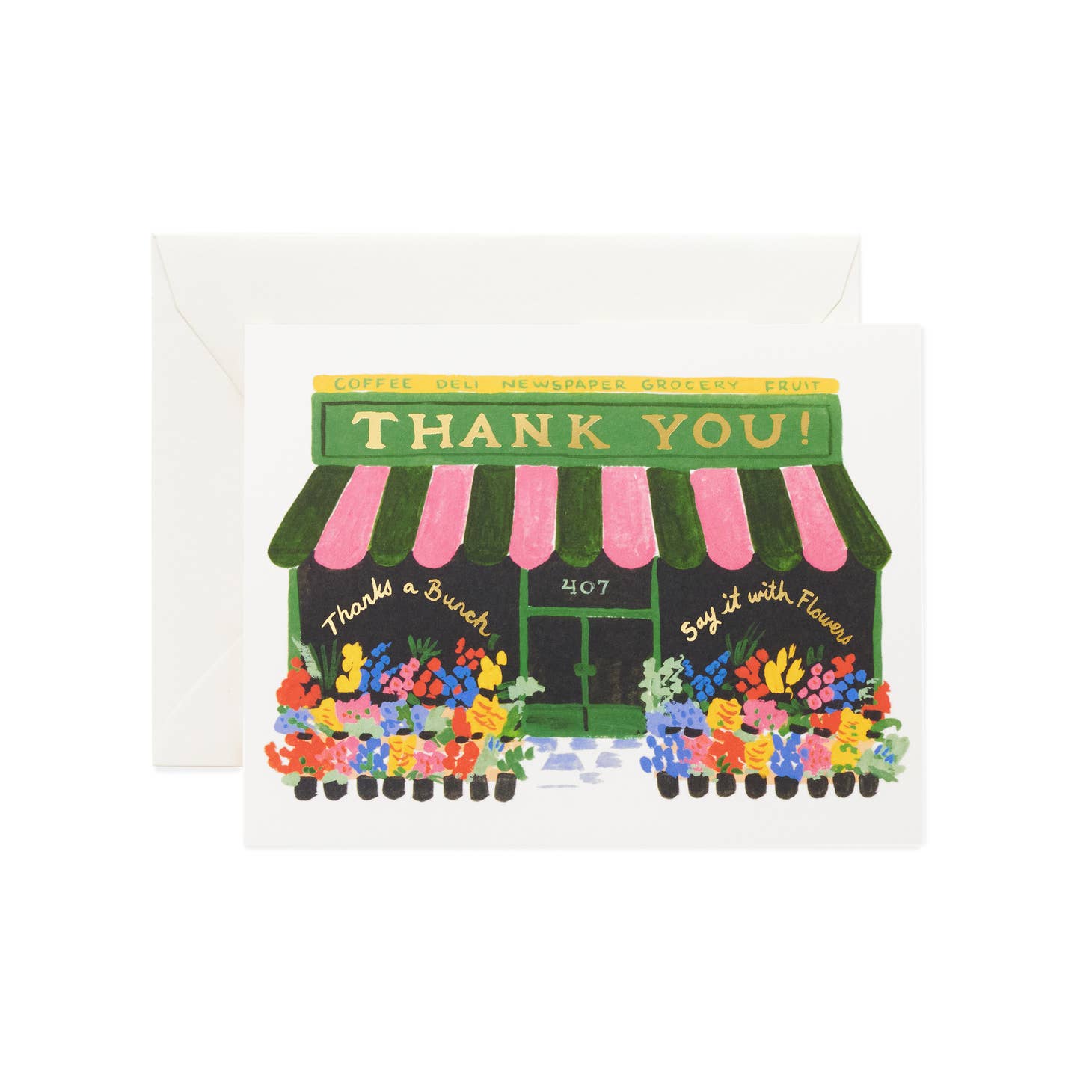 Floral Shop Thank You Note