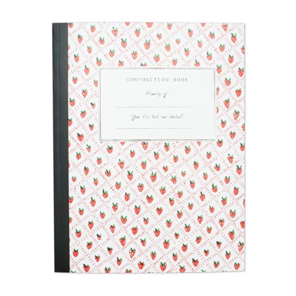 Composition Notebook with Fruit Design