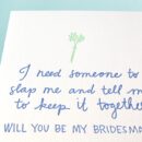 Will You Be My Bridesmaid?