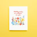 Birthday Wishes Greeting Card