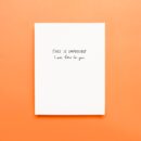 Handcrafted Card