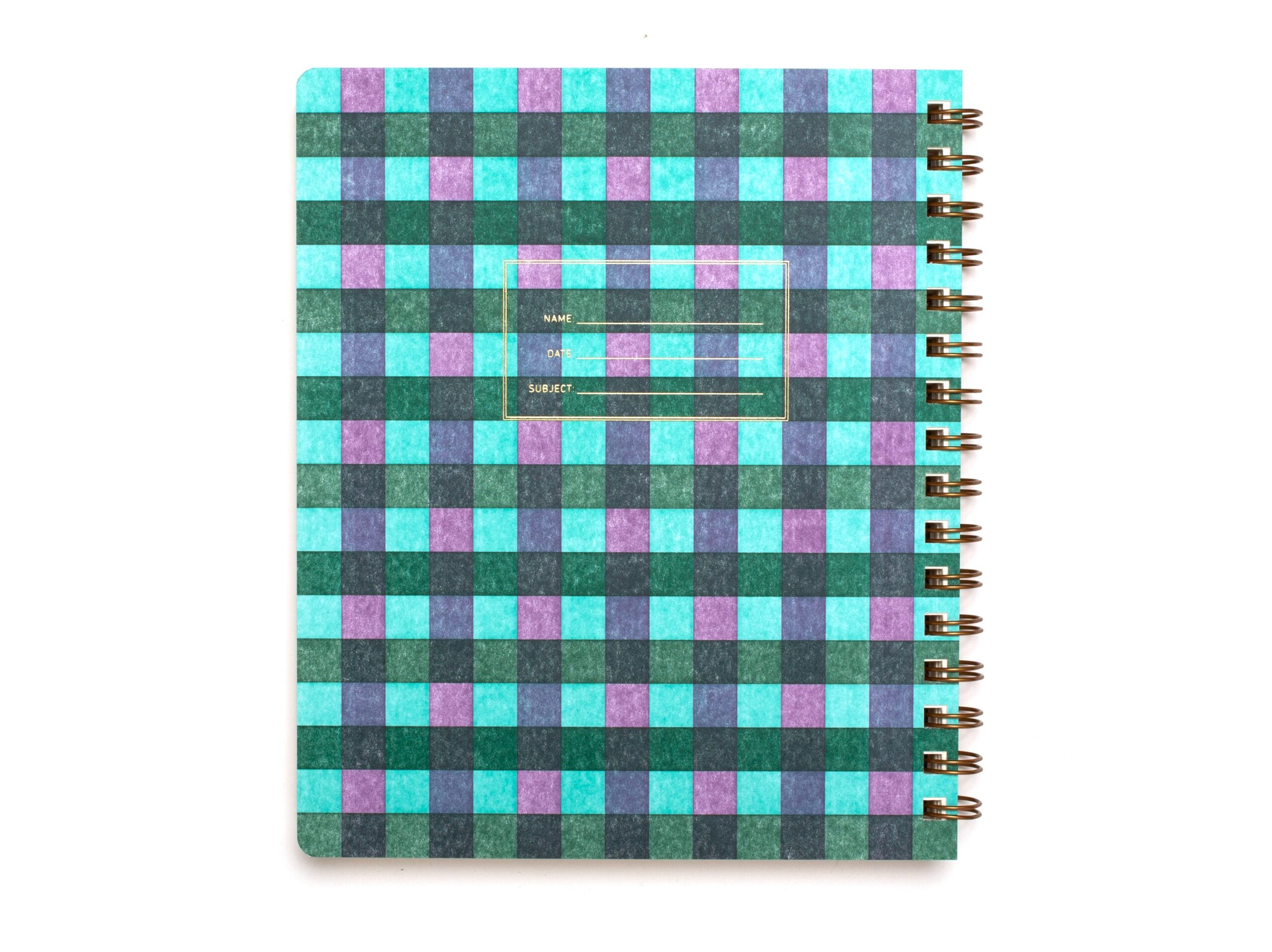 Standard Notebook Plaid