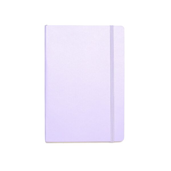 Softcover Medium Notebook A5 Lavender Ruled - Image 2