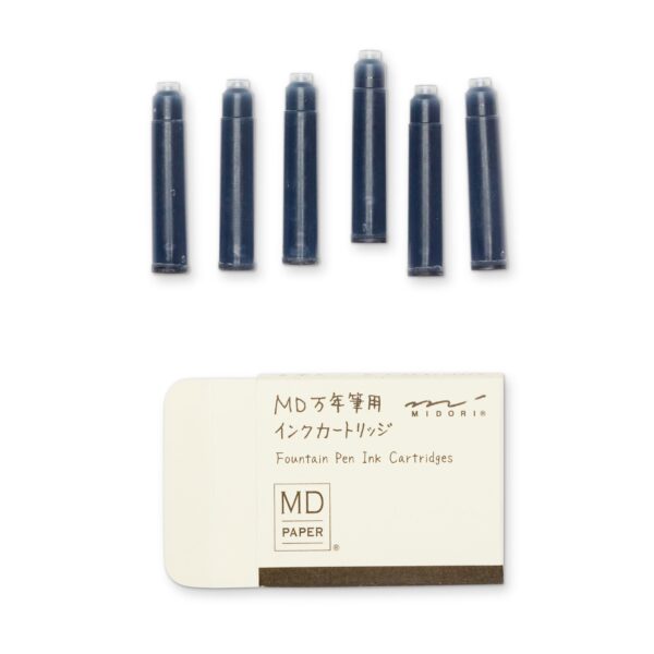 black ink cartridge for fountain pens
