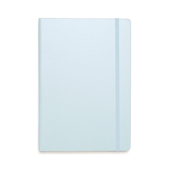 light green hardcover A5 medium notebook ruled - Image 2