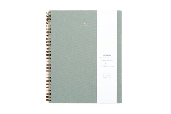 notebook dove grey lined