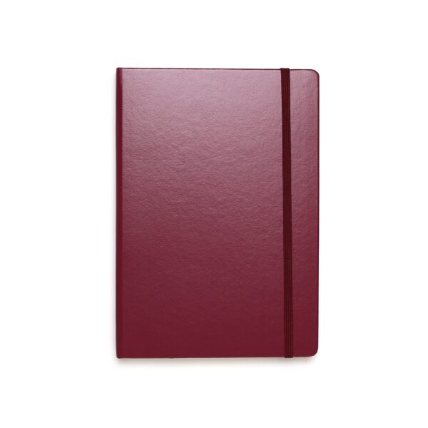 Hardcover Medium Notebook A5 Port Red Ruled - Image 2