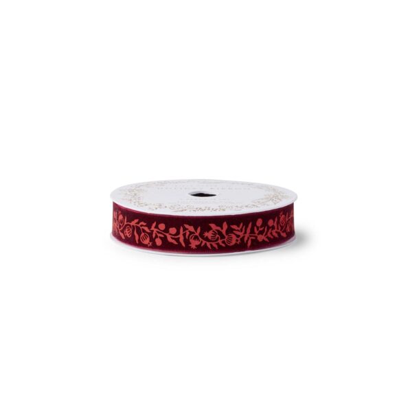 holiday fruit velvet ribbon