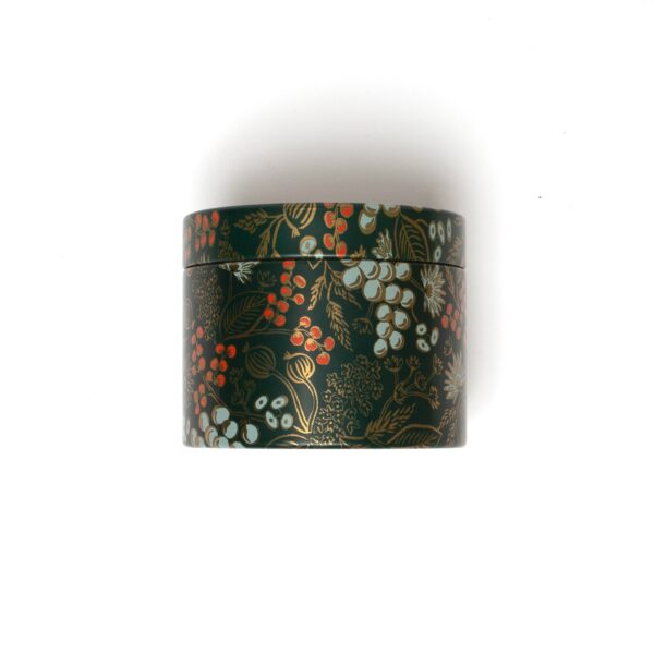 holiday tin candle