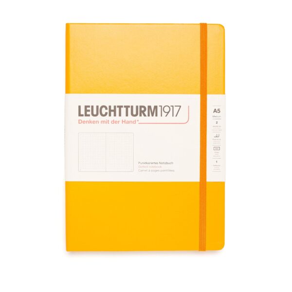 Hardcover Medium A5 Notebook Dotted - Image 2