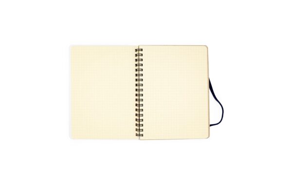 spiral notebook cream
