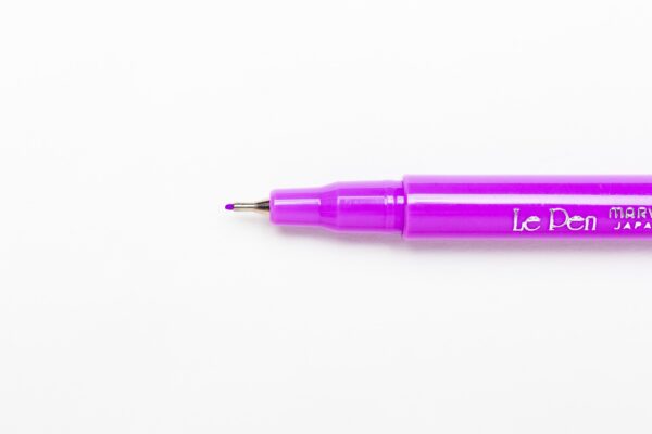 Fluorescent Violet Fine Tip Pen - Image 2