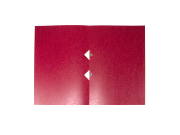 wine red file folder
