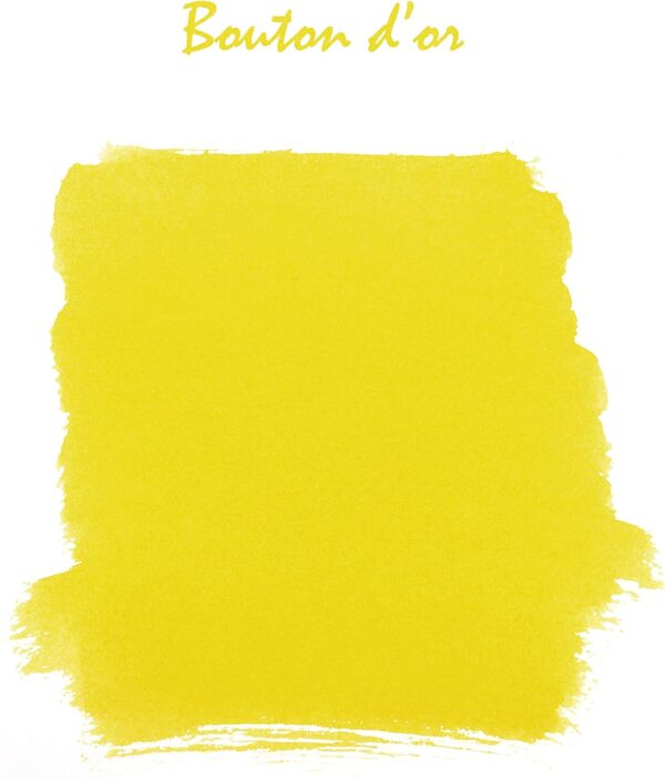 10ml bottled ink golden button