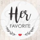 Couple's Preferred Treat Stickers - Set of 25