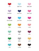 Couple's Preferred Treat Stickers - Set of 25