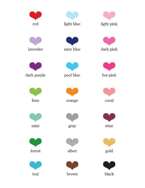 Couple's Preferred Treat Stickers - Set of 25 - Image 3