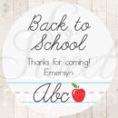 Back to School Party Decorative Stickers