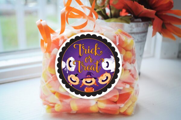 Halloween party favor stickers set of 24 - Image 2