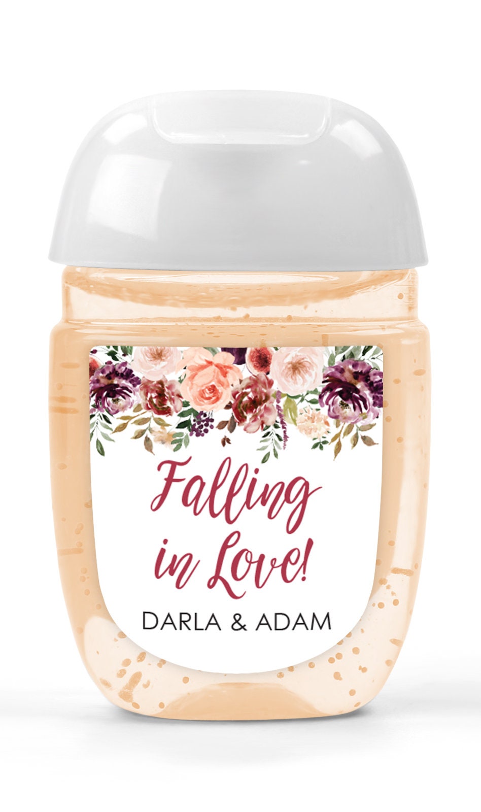 Hand Sanitizer Labels Set