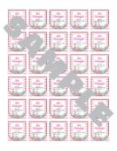 Hand Sanitizer Labels Set of 30