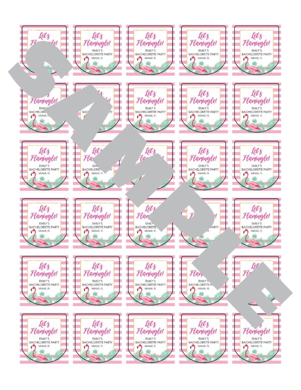 Hand Sanitizer Labels Set of 30 - Image 2