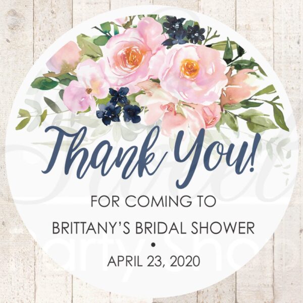 wedding favor stickers set of 24