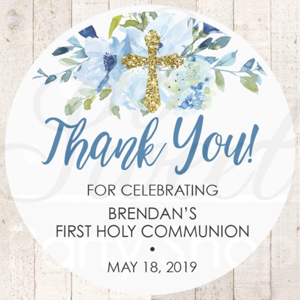 Communion Favor Stickers Set of 24