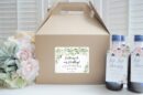 welcome boxes and stickers for special events