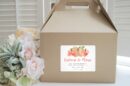 welcome gift boxes and stickers set of 6