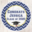 graduation party favors stickers set of 24 labels