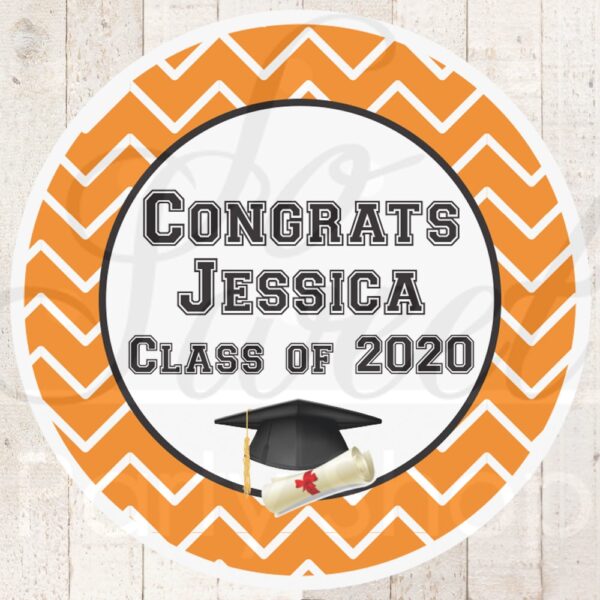 graduation party favors stickers class of 2023 congrats grad personalized party favors treat labels goodie bag stickers set of 24 labels - Image 2