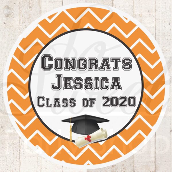 graduation party favors stickers set of 24 labels - Image 2