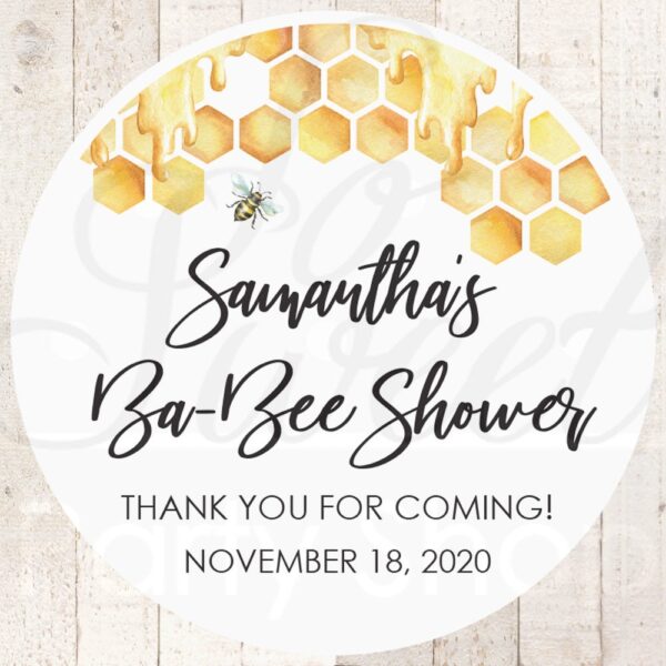 Baby Shower Favor Sticker Labels