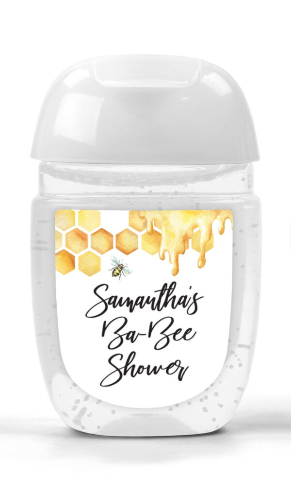 Baby Shower Sanitizer Favor Labels Set of 30 - Image 2