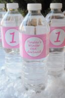 Winter Snowflake Beverage Labels Set of 10