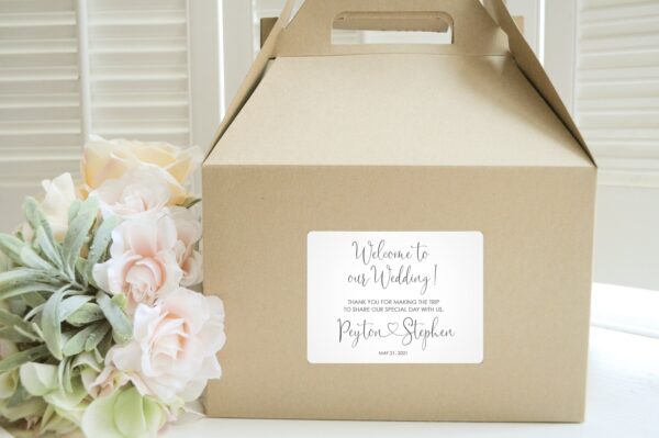 welcome gift boxes and labels - Image 2